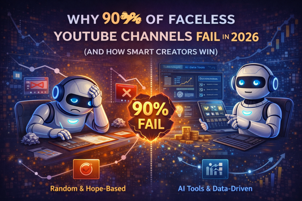 Why 90 percent of faceless YouTube automation channels fail in 2026 and how smart creators use AI tools and data driven systems to grow