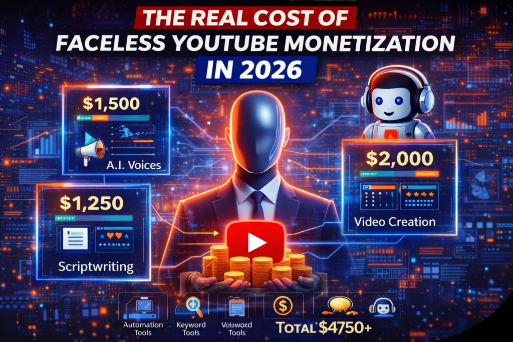 Faceless YouTube Channel Costs in 2026