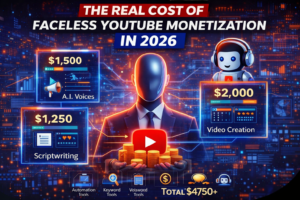 Faceless YouTube Channel Costs in 2026