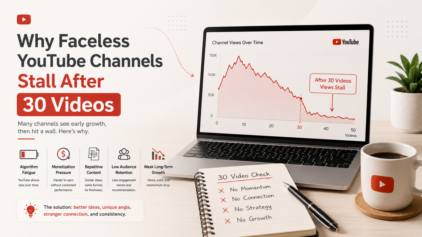  Channels Stall After 30 Videos in 2026