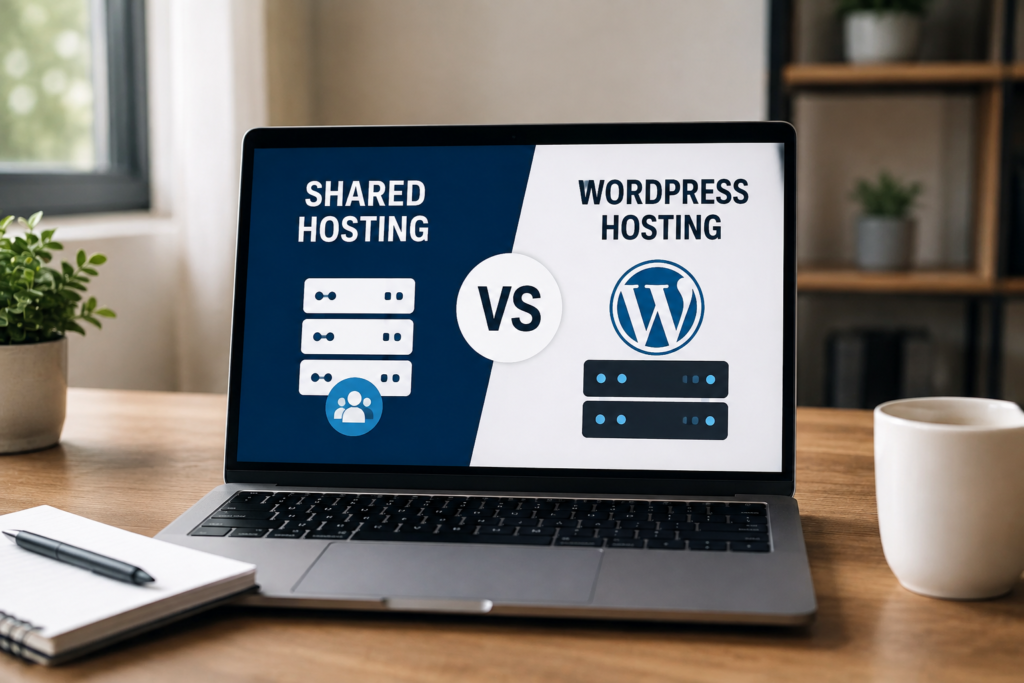 Shared hosting vs WordPress hosting comparison